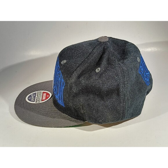 Vintage Georgetown Hoyas Snapback Hat Navy Blue Embroidered Adjustable Cap - Picture 4 of 9